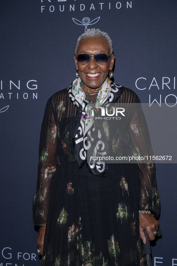 Bethann Hardison attends Kering's 3rd Annual Caring for Women Dinner at The Pool in New York, USA, on September 09, 2024. 