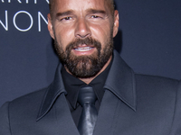 Ricky Martin attends the Kering's 3rd Annual Caring for Women Dinner at The Pool in New York, USA, on September 9, 2024. (