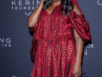 Adrienne Warren attends Kering's 3rd Annual Caring for Women Dinner at The Pool in New York, USA, on September 9, 2024. (