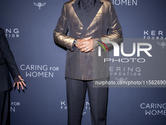 Carmelo Anthony attends Kering's 3rd Annual Caring for Women Dinner at The Pool in New York, New York, USA, on September 9, 2024. (