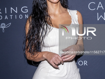 Kim Kardashian attends Kering's 3rd Annual Caring for Women Dinner at The Pool in New York, New York, USA, on September 09, 2024. (