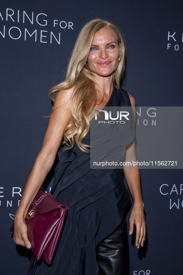 Esther Canadas attends Kering's 3rd Annual Caring for Women Dinner at The Pool in New York, USA, on September 9, 2024. 