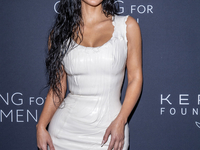 Kim Kardashian attends Kering's 3rd Annual Caring for Women Dinner at The Pool in New York, New York, USA, on September 09, 2024. (