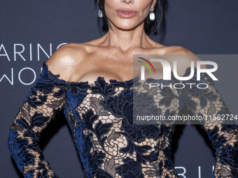 Lauren Sanchez attends Kering's 3rd Annual Caring for Women Dinner at The Pool in New York, USA, on September 9, 2024. (