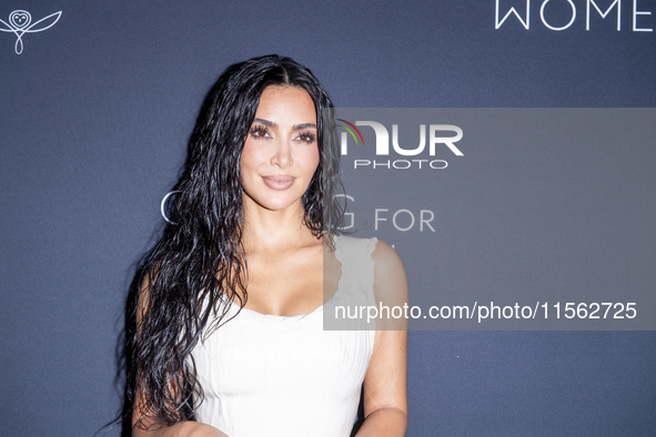 Kim Kardashian attends Kering's 3rd Annual Caring for Women Dinner at The Pool in New York, New York, USA, on September 09, 2024. 