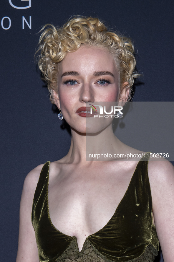 Julia Garner attends Kering's 3rd Annual Caring for Women Dinner at The Pool in New York, New York, USA, on September 9, 2024. 