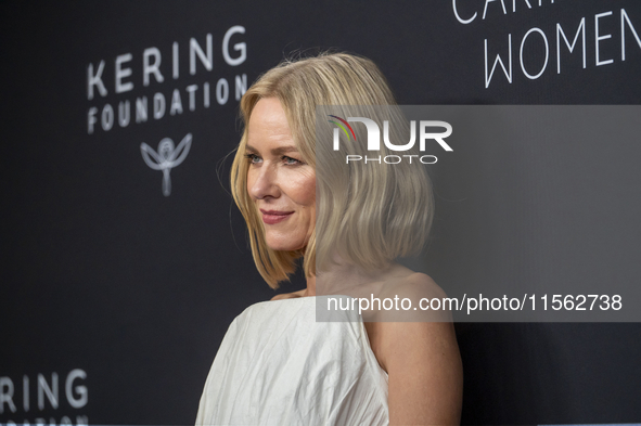 Naomi Watts attends Kering's 3rd Annual Caring for Women Dinner at The Pool in New York, USA, on September 9, 2024. 