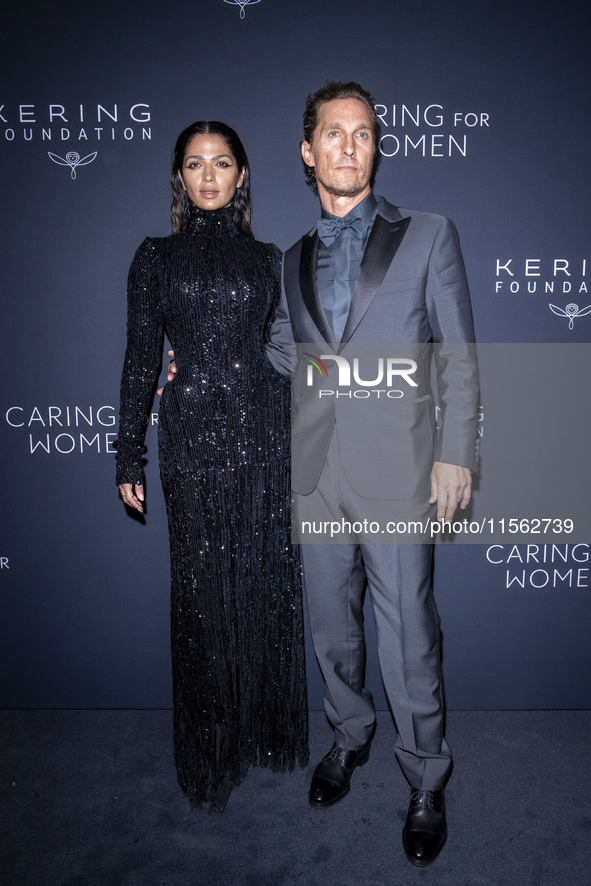 Camila Alves attends Kering's 3rd Annual Caring for Women Dinner at The Pool in New York, New York, USA, on September 9, 2024. 