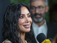 Kim Kardashian attends Kering's 3rd Annual Caring for Women Dinner at The Pool in New York, New York, USA, on September 09, 2024. (