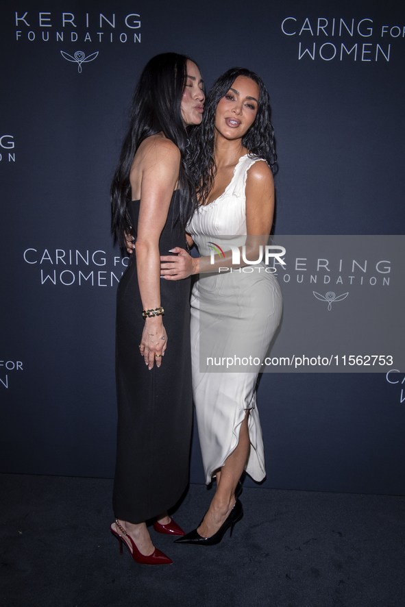 Kim Kardashian attends Kering's 3rd Annual Caring for Women Dinner at The Pool in New York, USA, on September 9, 2024. 