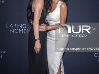 Kim Kardashian attends Kering's 3rd Annual Caring for Women Dinner at The Pool in New York, USA, on September 9, 2024. (