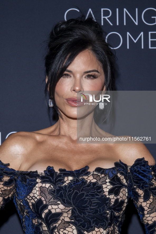 Lauren Sanchez attends Kering's 3rd Annual Caring for Women Dinner at The Pool in New York, USA, on September 9, 2024. 