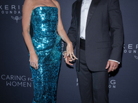 Katy Perry and Orlando Bloom attend Kering's 3rd Annual Caring for Women Dinner at The Pool in New York, New York, USA, on September 9, 2024...