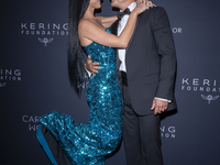 Katy Perry and Orlando Bloom attend Kering's 3rd Annual Caring for Women Dinner at The Pool in New York, New York, USA, on September 9, 2024...