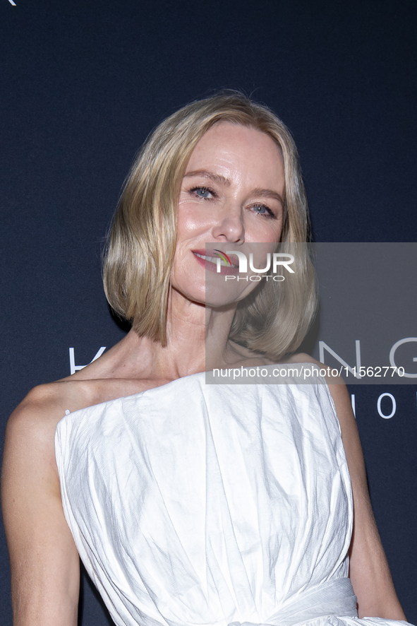 Naomi Watts attends Kering's 3rd Annual Caring for Women Dinner at The Pool in New York, USA, on September 9, 2024. 