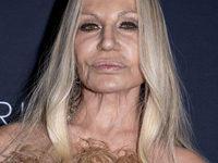 Donatella Versace attends Kering's 3rd Annual Caring for Women Dinner at The Pool in New York, USA, on September 9, 2024. (