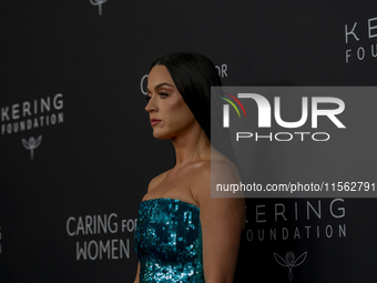 Katy Perry attends Kering's 3rd Annual Caring for Women Dinner at The Pool in New York, USA, on September 9, 2024. (