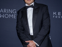 Orlando Bloom attends Kering's 3rd Annual Caring for Women Dinner at The Pool in New York, USA, on September 9, 2024. (