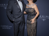 Francois-Henri Pinault and Salma Hayek attend Kering's 3rd Annual Caring for Women Dinner at The Pool in New York, New York, USA, on Septemb...