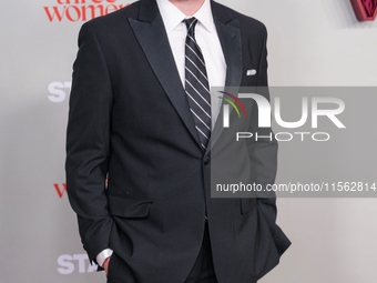 John Patrick Amerdori, who plays Jack, attends the red carpet event celebrating the New York premiere of 'Three Women' at The Times Center i...