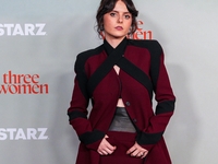 Gabrielle Creevy, who plays Maggie in the STARZ drama ''Three Women,'' attends the red carpet event for the show's New York premiere at The...