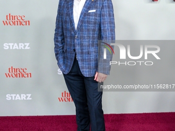 Sean Meehan, who plays Ed in the STARZ drama ''Three Women,'' attends the red carpet event at The Times Center for the New York premiere in...