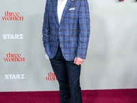 Sean Meehan, who plays Ed in the STARZ drama ''Three Women,'' attends the red carpet event at The Times Center for the New York premiere in...