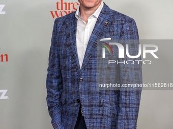 Sean Meehan, who plays Ed in the STARZ drama ''Three Women,'' attends the red carpet event at The Times Center for the New York premiere in...