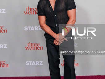 Blair Redford, who plays Will in the STARZ drama ''Three Women,'' is present at the red carpet event for the New York premiere at The Times...