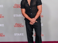 Blair Redford, who plays Will in the STARZ drama ''Three Women,'' is present at the red carpet event for the New York premiere at The Times...