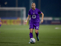 Stefania Vatafu of Anderlecht is in action during the UEFA Women's Champions League First qualifying round, Semi-finals CP-Group 4 soccer ma...