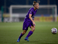 Laura Deloose of Anderlecht is in action during the UEFA Women's Champions League First qualifying round, Semi-finals CP-Group 4 soccer matc...