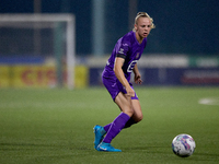 Sarah Wijnants of Anderlecht is in action during the UEFA Women's Champions League First qualifying round, Semi-finals CP-Group 4 soccer mat...