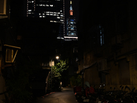 An alley in Taipei, Taiwan, on September 10, 2024. (