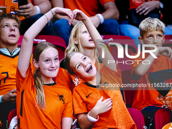 Supporters of the Netherlands during the match between the Netherlands and Germany at the Johan Cruijff ArenA for the UEFA Nations League, L...