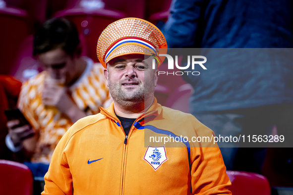 Supporters of the Netherlands during the match between the Netherlands and Germany at the Johan Cruijff ArenA for the UEFA Nations League, L...