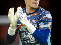 Netherlands goalkeeper Bart Verbruggen during the match between the Netherlands and Germany at the Johan Cruijff ArenA for the UEFA Nations...