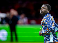 Netherlands forward Brian Brobbey plays during the match between the Netherlands and Germany at the Johan Cruijff ArenA for the UEFA Nations...