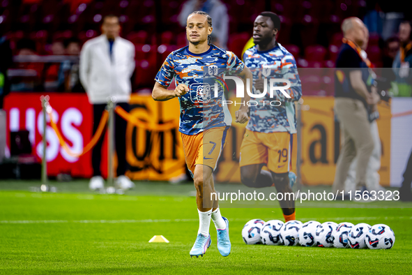 Netherlands defender Virgil van Dijk during the match between the Netherlands and Germany at the Johan Cruijff ArenA for the UEFA Nations Le...