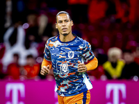 Netherlands defender Virgil van Dijk during the match between the Netherlands and Germany at the Johan Cruijff ArenA for the UEFA Nations Le...