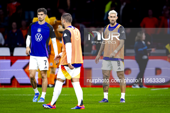 Germany midfielder Robert Andrich plays during the match between the Netherlands and Germany at the Johan Cruijff ArenA for the UEFA Nations...