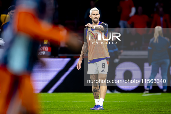 Germany midfielder Robert Andrich plays during the match between the Netherlands and Germany at the Johan Cruijff ArenA for the UEFA Nations...