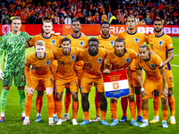 Netherlands goalkeeper Bart Verbruggen, Netherlands defender Matthijs de Ligt, Netherlands midfielder Ryan Gravenberch, Netherlands defender...