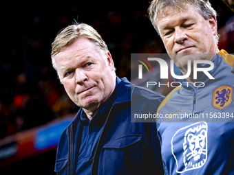 Netherlands trainer Ronald Koeman during the match between the Netherlands and Germany at the Johan Cruijff ArenA for the UEFA Nations Leagu...