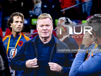 Netherlands trainer Ronald Koeman during the match between the Netherlands and Germany at the Johan Cruijff ArenA for the UEFA Nations Leagu...