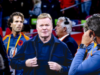 Netherlands trainer Ronald Koeman during the match between the Netherlands and Germany at the Johan Cruijff ArenA for the UEFA Nations Leagu...