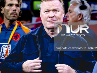 Netherlands trainer Ronald Koeman during the match between the Netherlands and Germany at the Johan Cruijff ArenA for the UEFA Nations Leagu...