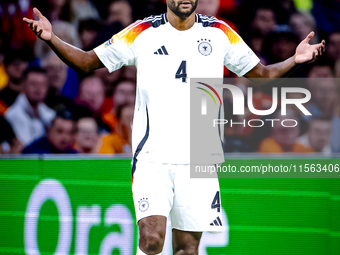 Germany defender Jonathan Tah during the match between the Netherlands and Germany at the Johan Cruijff ArenA for the UEFA Nations League, L...