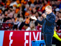 Netherlands trainer Ronald Koeman is present during the match between the Netherlands and Germany at the Johan Cruijff ArenA for the UEFA Na...