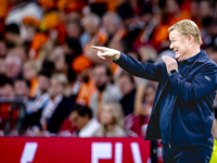 Netherlands trainer Ronald Koeman is present during the match between the Netherlands and Germany at the Johan Cruijff ArenA for the UEFA Na...